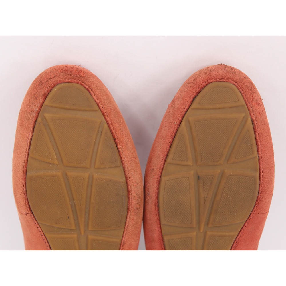 UGG Callen Nubuck Leather Driving Loafers Size 5.5 Terracota Gold Hardware Mocs - Picture 9 of 9